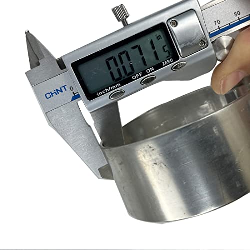 Elifecenter Universal ID 3 inch Exhaust Clamp, Stainless Steel 3 inch Narrow Band Lap Joint Clamp - Image 4