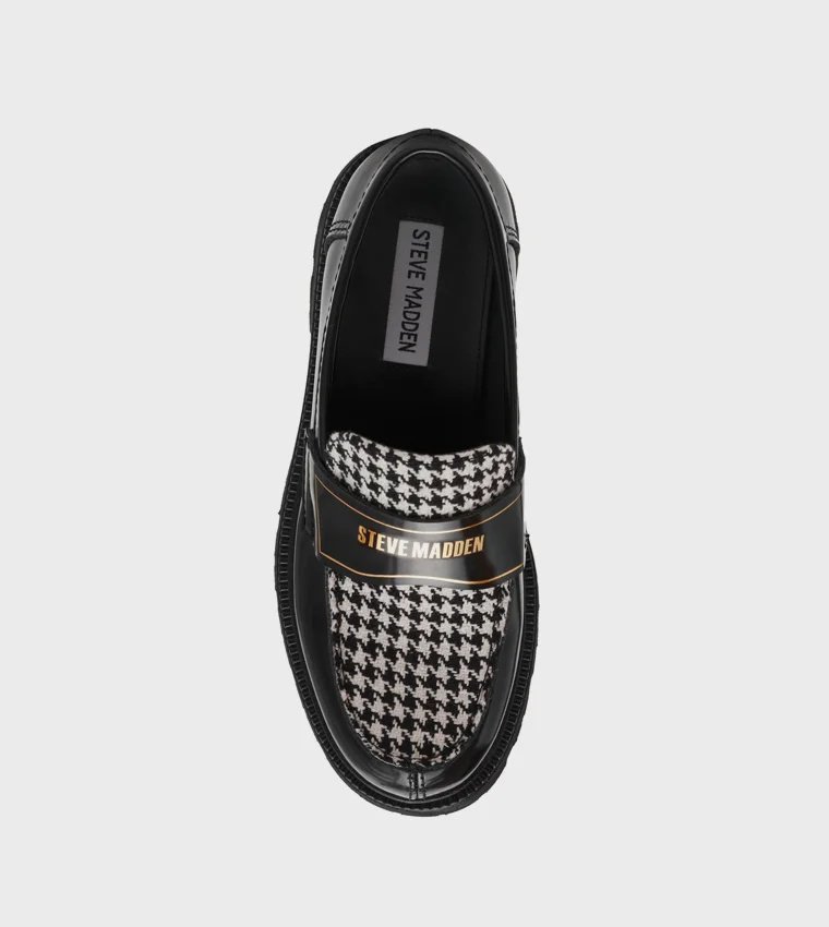 Steve Madden  File-Away Women's Black Multicolor Flat Sandals for Women | Best Price UAE