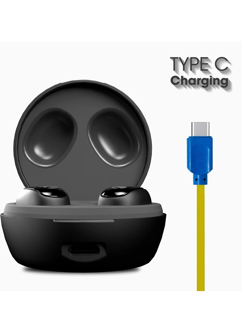 ZEBRONICS - Zeb-Sound 1 TWS Earbuds with BT5.0, Up to 12H Playback, Touch Controls, Voice Assistant, Splash Proof Type C Portable Charging Case, Wireless - Image 1