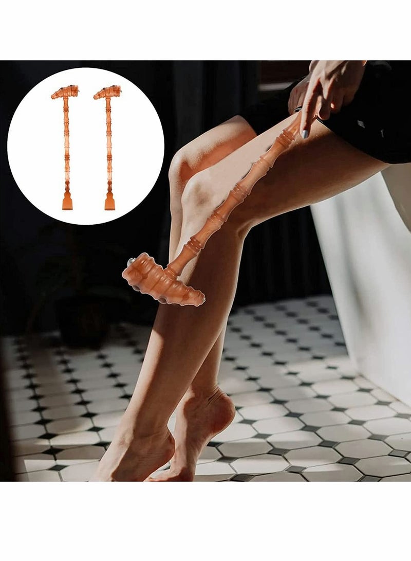 Excefore Manual Massager Hammer, 2 Pcs Head Neck Hammer Manual Hammer Massager Knocking Hammer Double Head Back Scratcher Body Hammer Tool for Neck Back Legs - Image 3