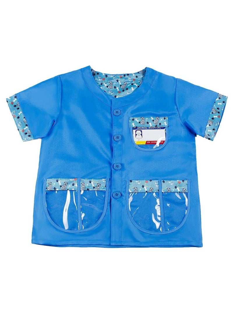 Kids cosplay set, doctor dress up for toddlers, nurse costume, costume accessories, suitable for themed party cosplay costumes (Vet) - Image 3