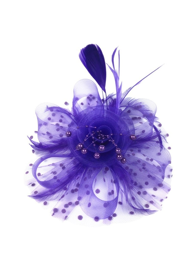 Bidani Aina Flower Headband - Violet - Image 2