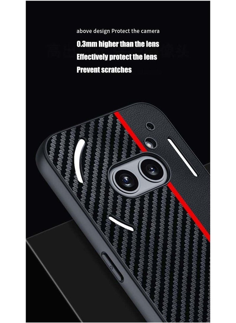 Ultra Slim Matte Black Case for Nothing Phone 2a Heat Dissipation Anti Fingerprint Protective Cover with Back Camera Protection - Image 2