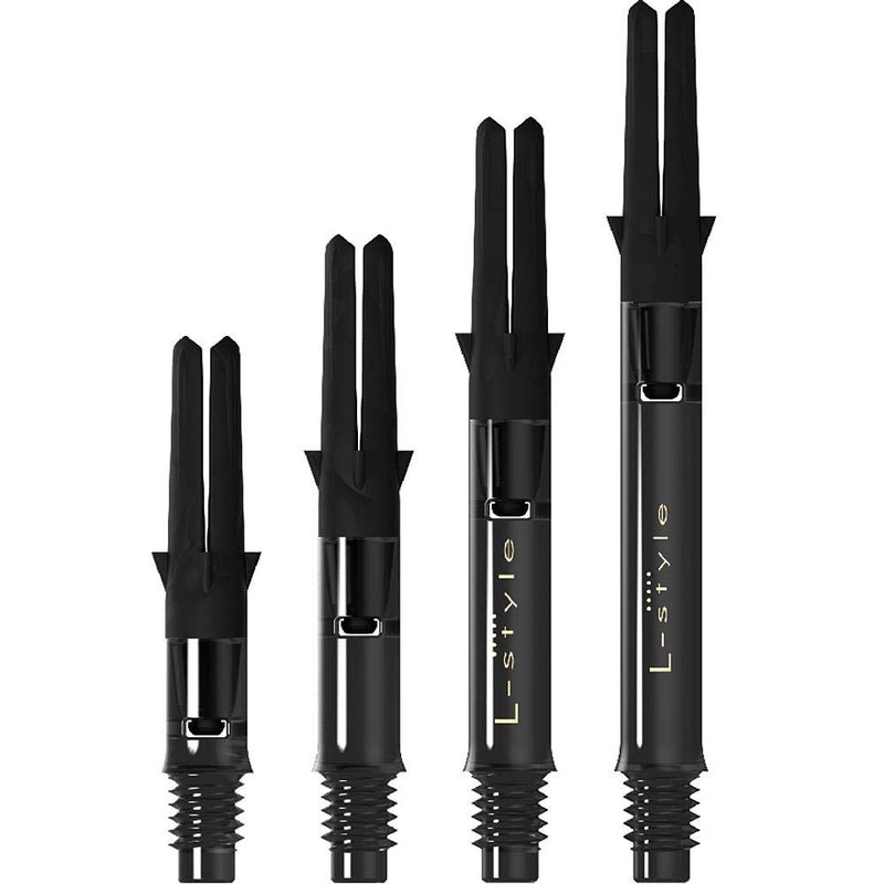 LSTYLE L-Shaft Carbon Dart Shafts – Silent (Spins) – Clear Black 330 (Long) - Image 5