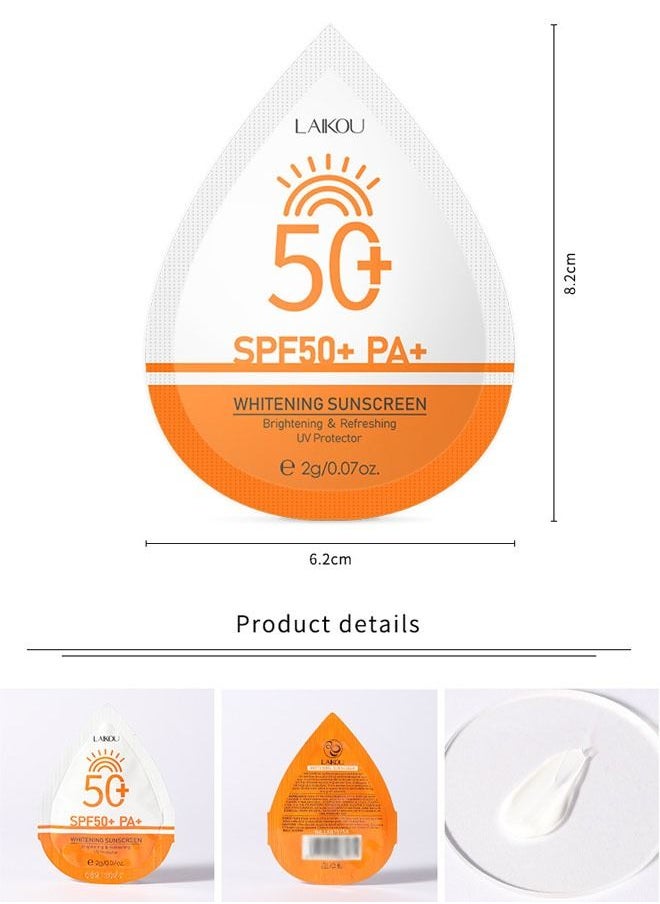 Laikou - 3- Piece Moisturizing and Sunscreen Lotion Whitening Sunscreen Brightening Refreshing UV Protector  SPF 50+ - Image 1