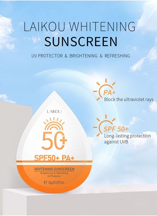 Laikou - 3- Piece Moisturizing and Sunscreen Lotion Whitening Sunscreen Brightening Refreshing UV Protector  SPF 50+ - Image 1