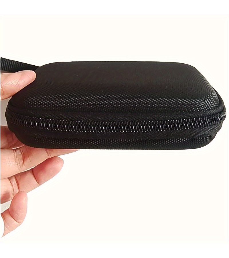 Eva Hard Shell Blood Glucose Meter Travel Storage Box Portable Small Organizer Bag Gray - Image 5