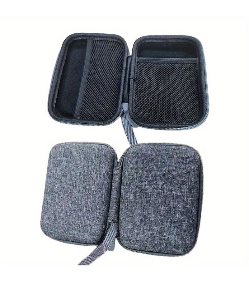 Eva Hard Shell Blood Glucose Meter Travel Storage Box Portable Small Organizer Bag Gray - Image 1