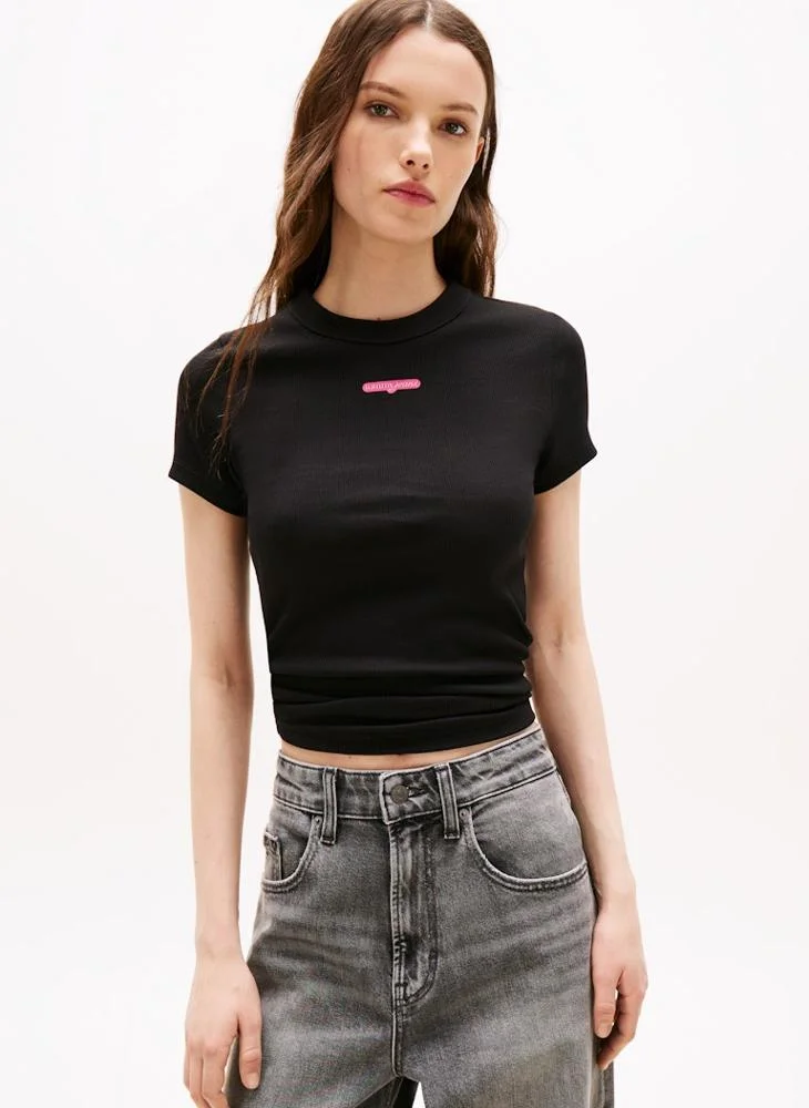 تومي جينز Logo Crew Neck T-Shirt