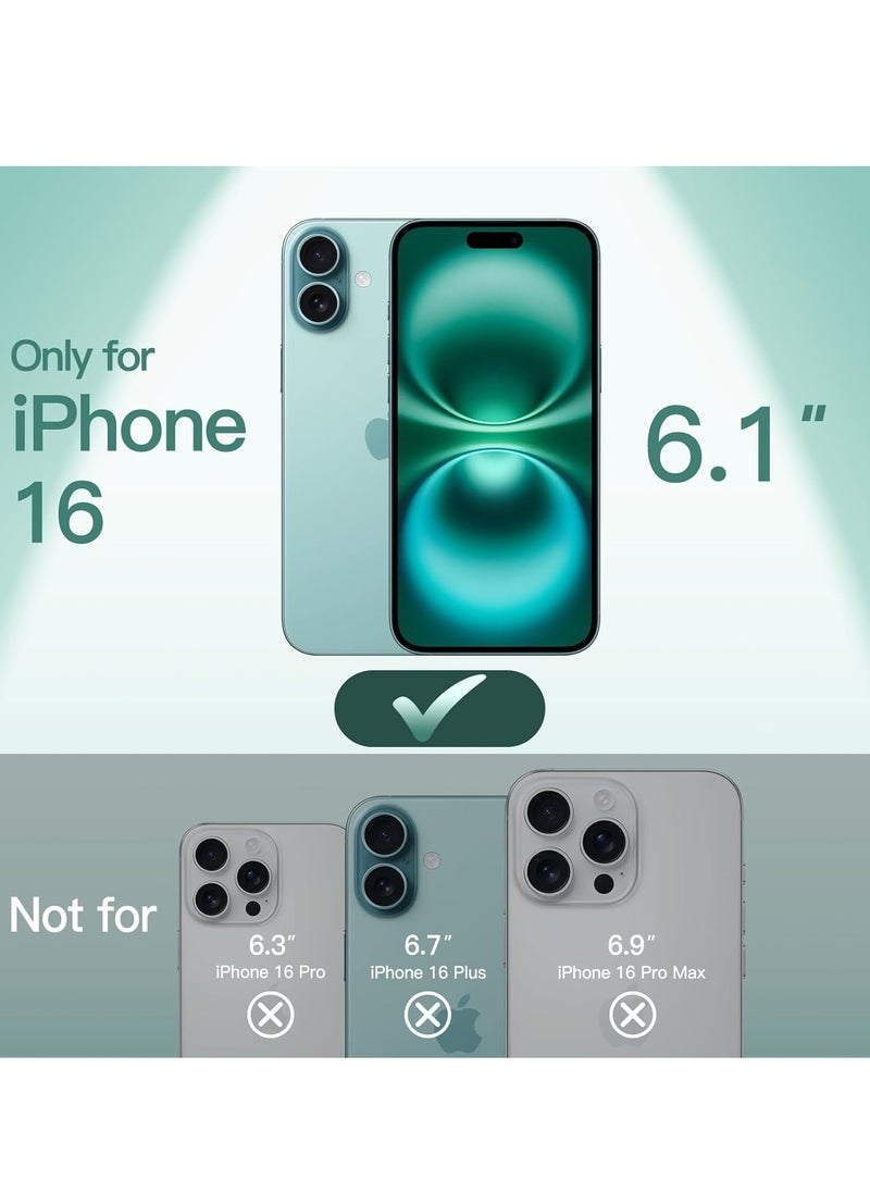 Generic - Ultra Slim (0.35mm) Case for iPhone 16 – Lightweight Teal Matte Finish with Full Camera Lens Protection - Image 1