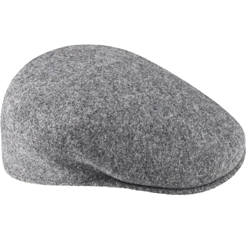KANGOL قبعة كانغول وول 504 المسطحة للرجال والنساء، كبيرة، فلانيل - Image 5