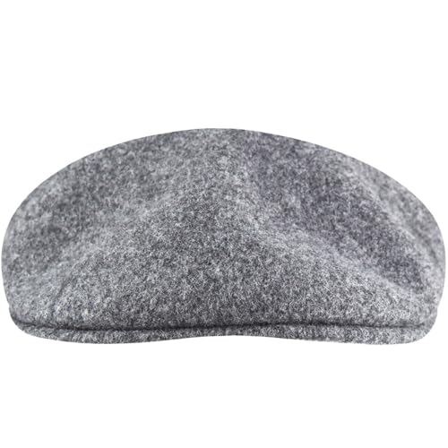 KANGOL قبعة كانغول وول 504 المسطحة للرجال والنساء، كبيرة، فلانيل - Image 4