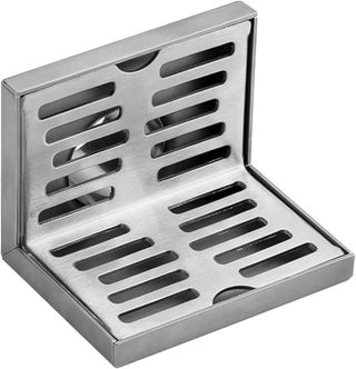 7 inch Outlet RoofBalconyTerraceBathroom Side Wall Corner Parapet Scupper L Shape Drain in ABS Stainless Steel 304 Grating 150mm x 150mm with HorizontalVertical Outlets - pzsku/ZAB30919D8824D69FDE8EZ/45/1748264642/d1991ae2-8daa-4db6-9725-ceb0425e534a
