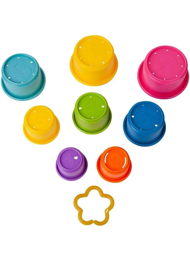 8-Pack Stacking Cups, Baby Learning and Bath Toys  - Image 4
