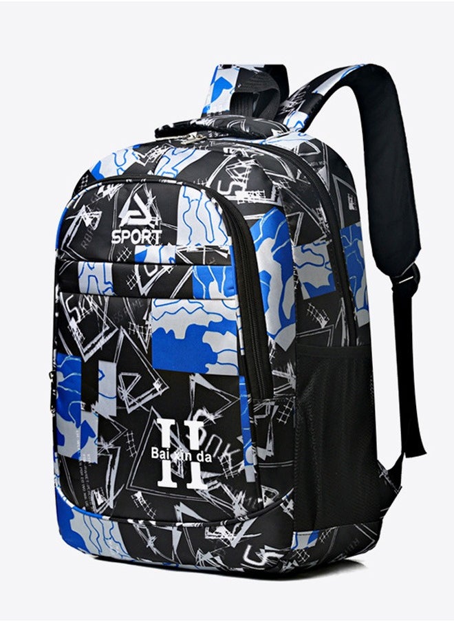 Generic Oxford Travel Business Backpack Waterproof Breathable Bookbag Large Capacity Sport School Bag for Middle High Students  - Image 5