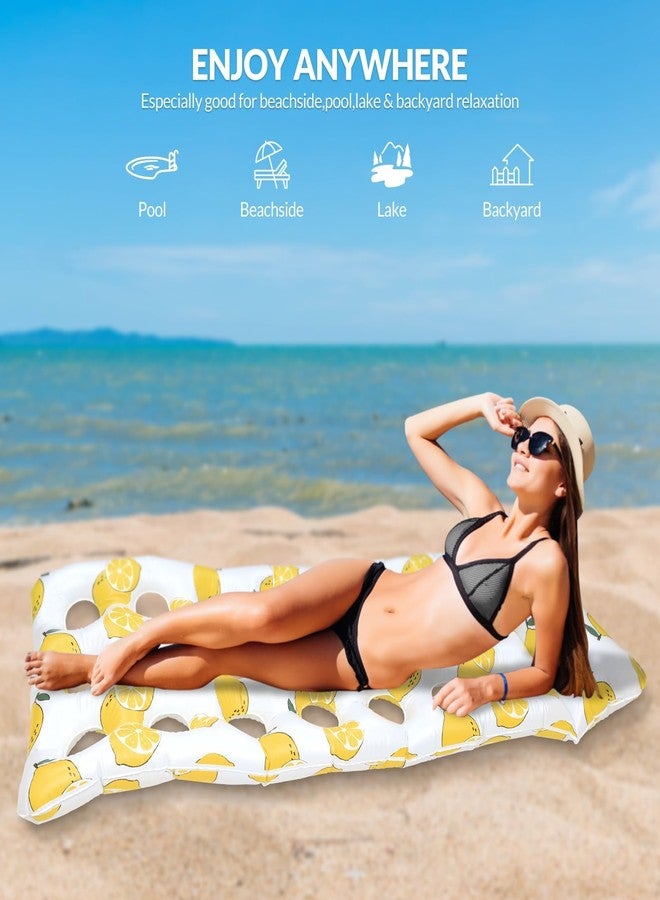 Bestrip Inflatable Pool Float, Pool Floats Raft with Headrest for Adults Floating Lounge Floaty for Beach Swimming Pool Party - Image 4