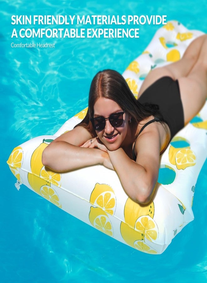 Bestrip Inflatable Pool Float, Pool Floats Raft with Headrest for Adults Floating Lounge Floaty for Beach Swimming Pool Party - Image 5