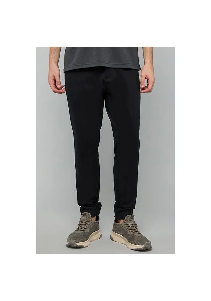 R&b Solid Jogger Pants with Drawstring Waist