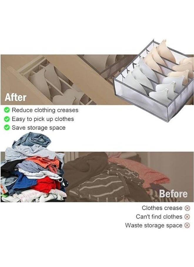 Underwear Drawer Storage Box Set 6 Pieces Foldable Underwear Storage Box for Socks, Pantyhose Bras - pzsku/ZAB30C5D42123F48222D3Z/45/_/1713604182/ac6ce053-726a-4035-8fd2-806c09b0e49d