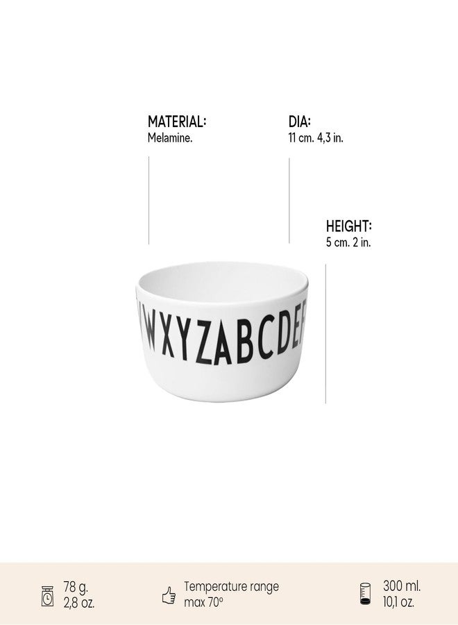 Design Letters 20201002BOWL Kids Alphabet Melamine Bowl for Salads, Pasta & Snacks - Image 3