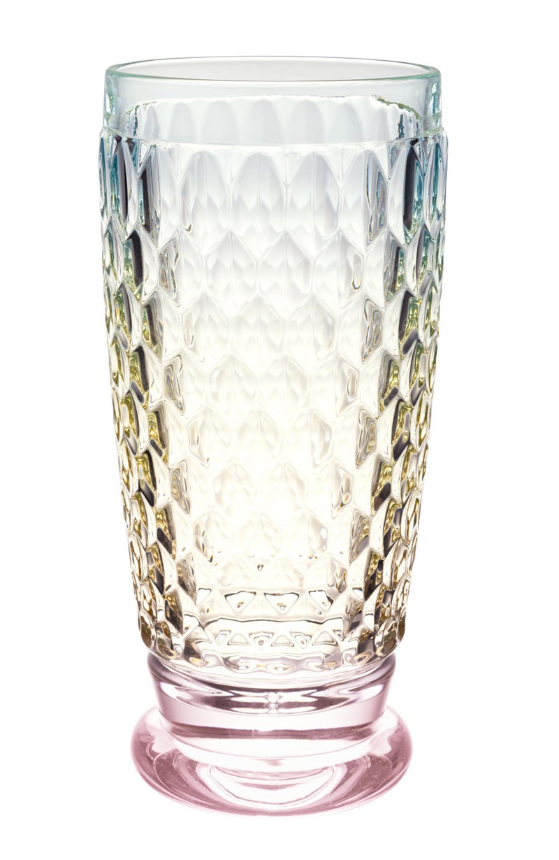 Villeroy & Boch Boston Pearl Long Drink Glass, Set of 4, 13.5 oz, Crystal Glass for Cocktails, Made in Germany, Dishwasher-Safe - Image 1