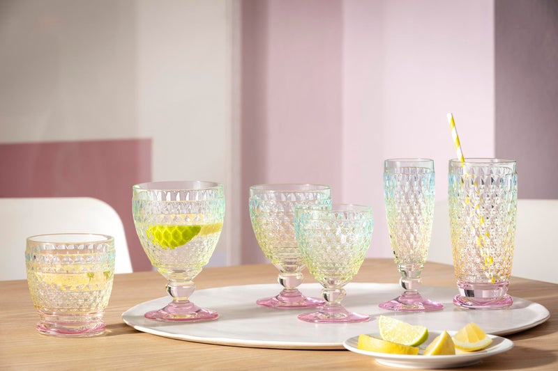 Villeroy & Boch Boston Pearl Long Drink Glass, Set of 4, 13.5 oz, Crystal Glass for Cocktails, Made in Germany, Dishwasher-Safe - Image 2