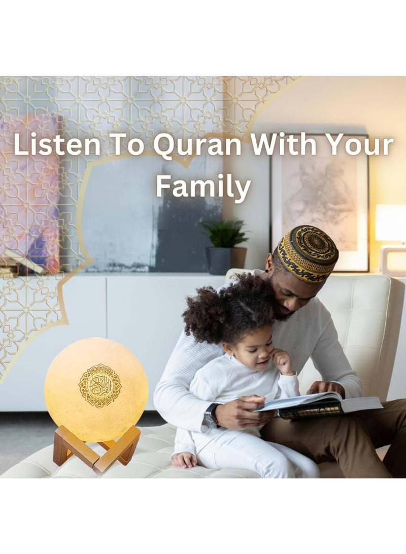 سماعة  بلوتوث بصوت القرآن الكريم مع 7 إضاءات ليلية - Image 3