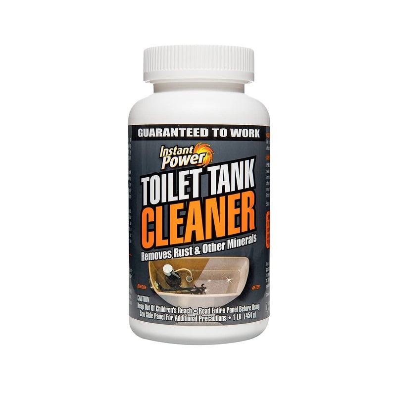 Instant Power Toilet Tank Cleaner â€“ Bathroom Toilet Cleaning Powder, Removes Rust and Other Minerals, No Scrubbing, 16 Oz - Image 1