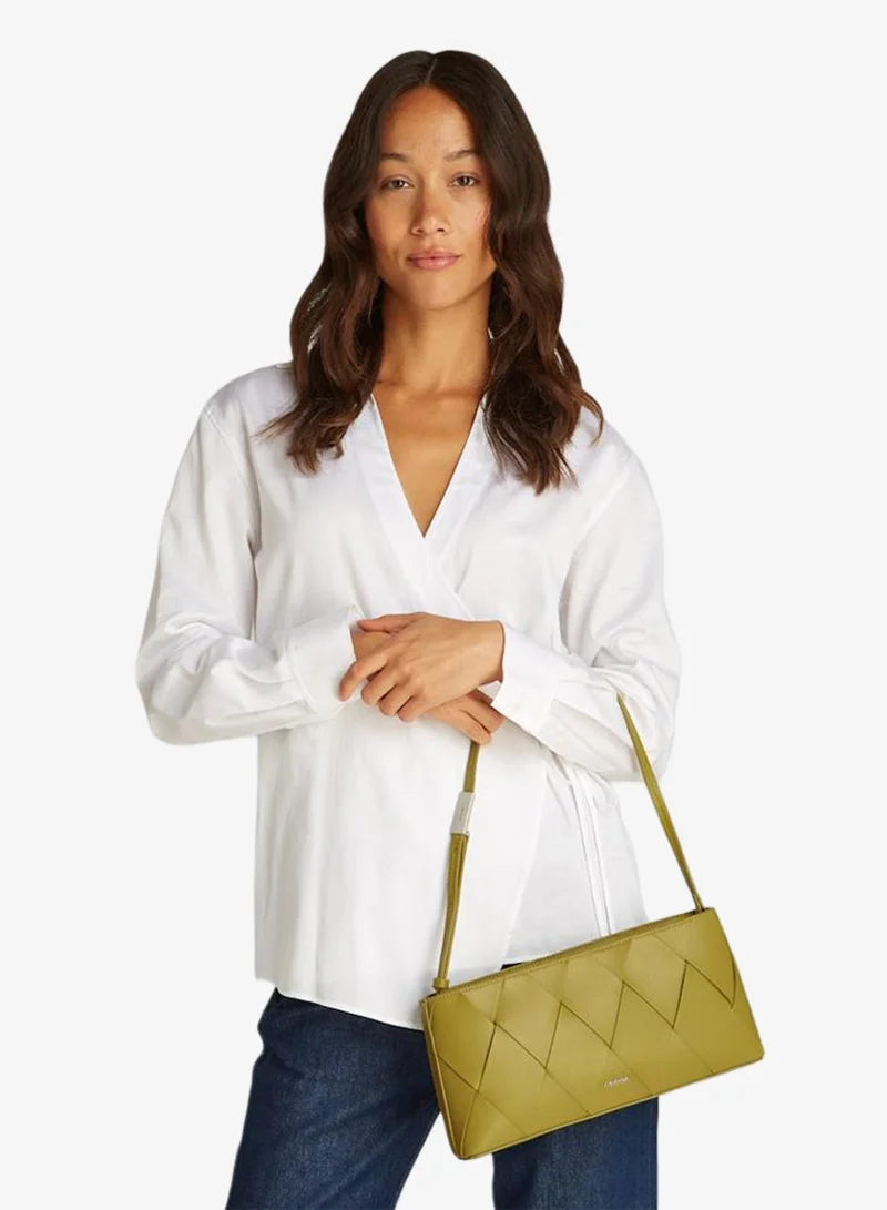 CALVIN KLEIN ELONGATED SHOULDER BAG