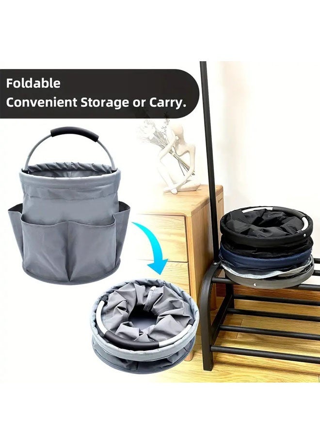 17L Foldable Tool Organizers Bag Outdoor Camping Garden Harvest Basket Laundry Organizer Home Bathroom Storage Bath Wash Bag - Image 3