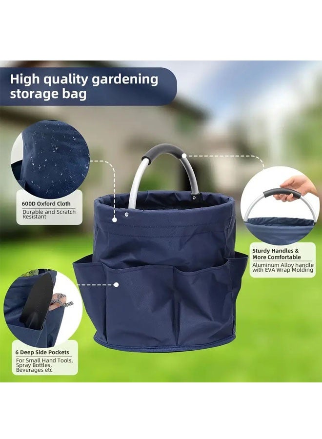 17L Foldable Tool Organizers Bag Outdoor Camping Garden Harvest Basket Laundry Organizer Home Bathroom Storage Bath Wash Bag - Image 2