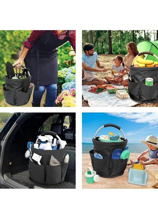 17L Foldable Tool Organizers Bag Outdoor Camping Garden Harvest Basket Laundry Organizer Home Bathroom Storage Bath Wash Bag - Image 5