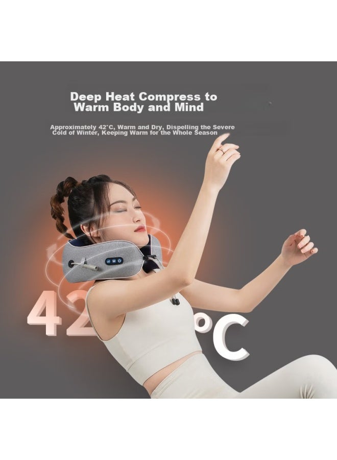 Jago Jiaoao U-shaped Neck Massager Pillow, Cervical Pillow, Office Nap Pillow, Portable Travel Pillow, Gift - Image 4