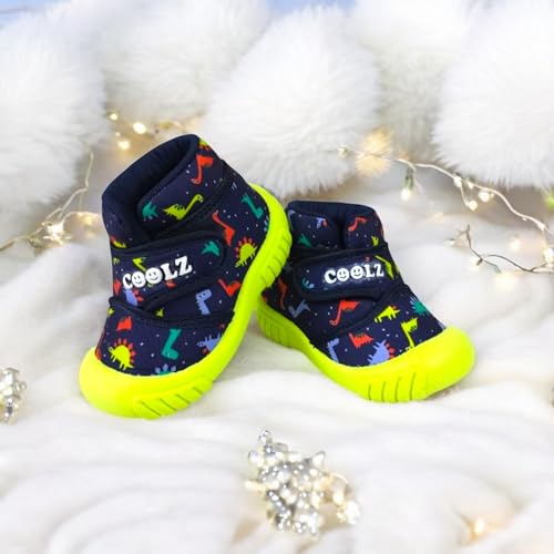Coolz Kids Chu-Chu Sound Musical Shoes Buddy-5 for Baby Boys and Baby Girls 9-21 Months (Navy Blue, UK Footwear Size System, Toddler, Age Range, Medium, 9 Months, 12 Months) - Image 2