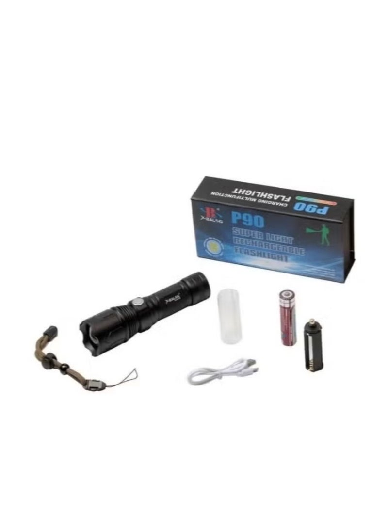 X-BALSG P90 SUPER LIGHT REACHARGEABLE FLASHLIGHT - Image 2