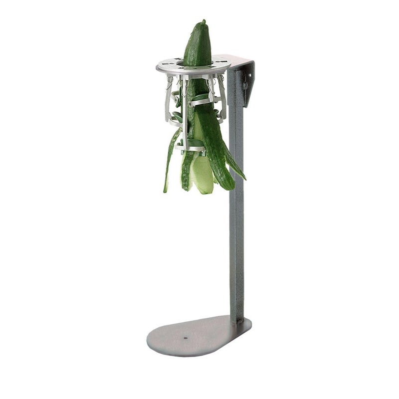 Tellier LOUIS TELLIER  Cucumber Peeler on Stand  For cucumber up to 24 in  Stainless Steel Blade  High Efficiency 