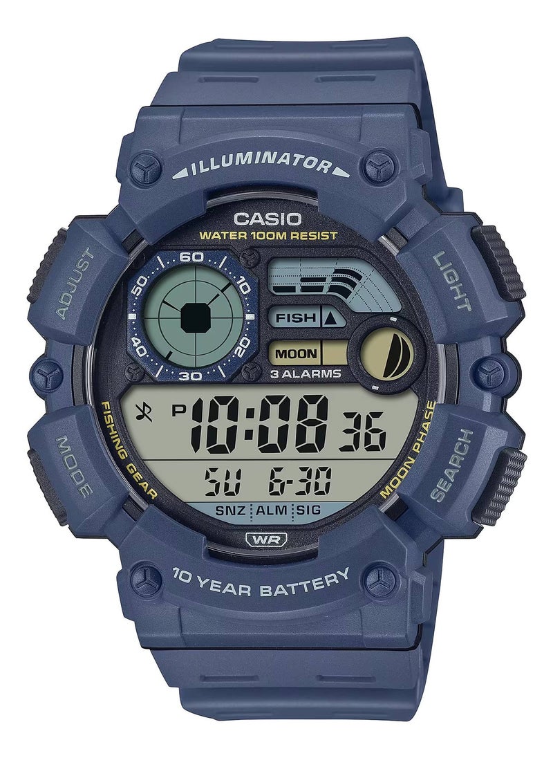 CASIO - Illuminator Digital Resin Band Watch WS-1500H-2AV - Image 1