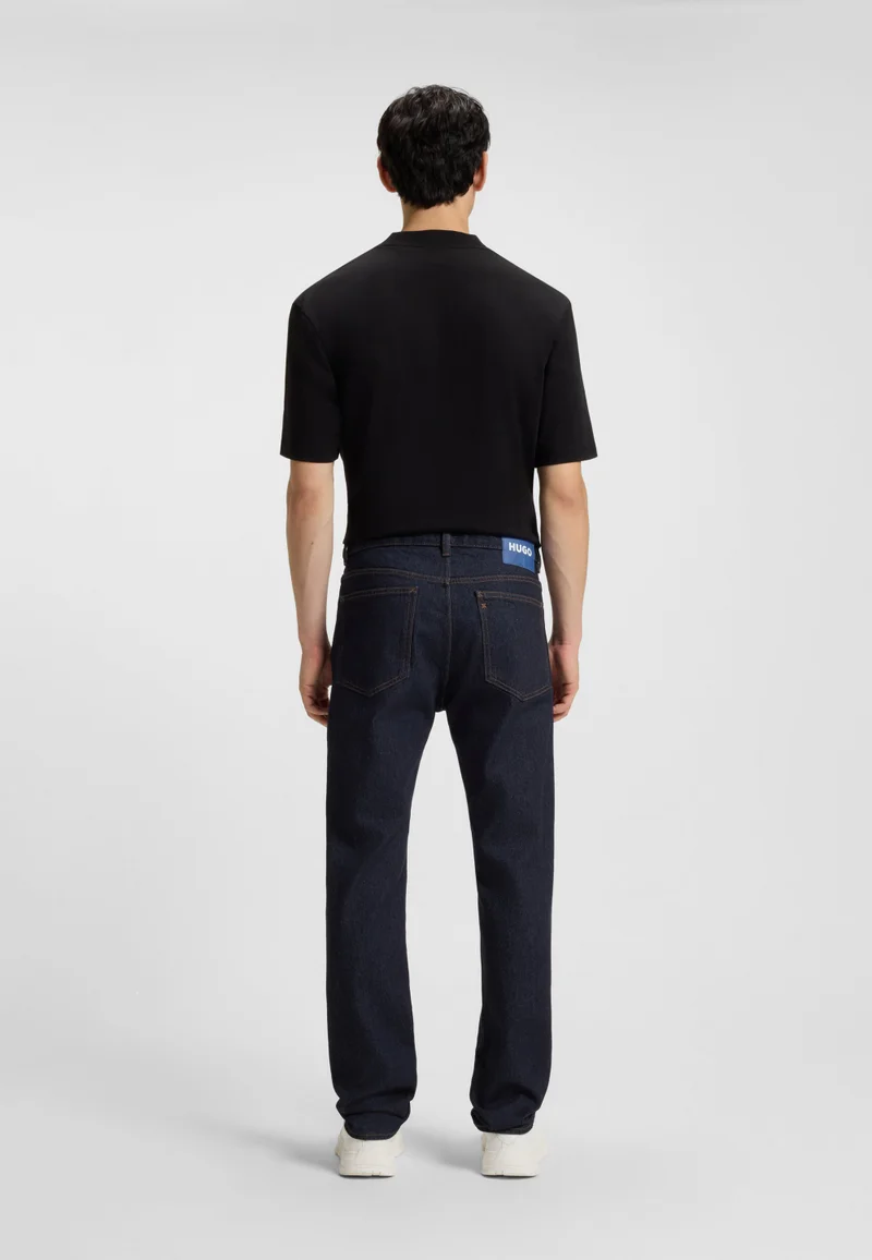 هوجو جينز ضيق بقماش دينم مطاطي أزرق داكن