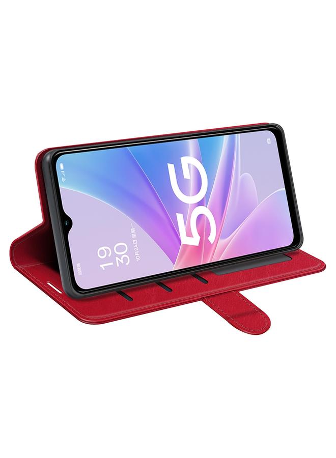 S-TOP Case For OPPO A58 R64 Texture Horizontal Flip Leather Phone Case - Image 5