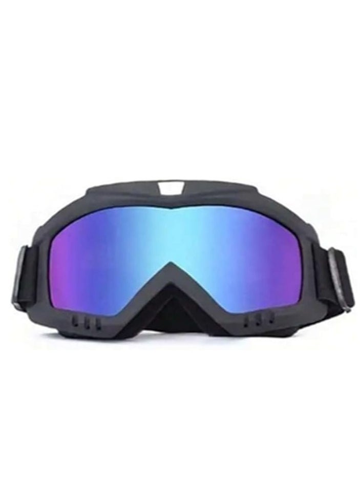 Generic Dust and sand protection goggles for off-road motorcycles motorcycle protection goggles goggles, windproof goggles, safety goggles protection (large size-color lens) - from Rana store  - Image 2