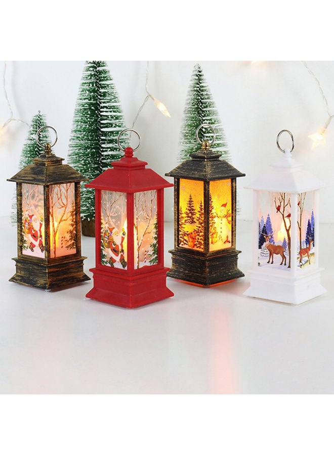 NIBEMINENT Retro Wind Printing Pattern Home Night Light (Large Bronze Santa Claus) Brown 21.00 X 8.00 8.00cm - Image 3