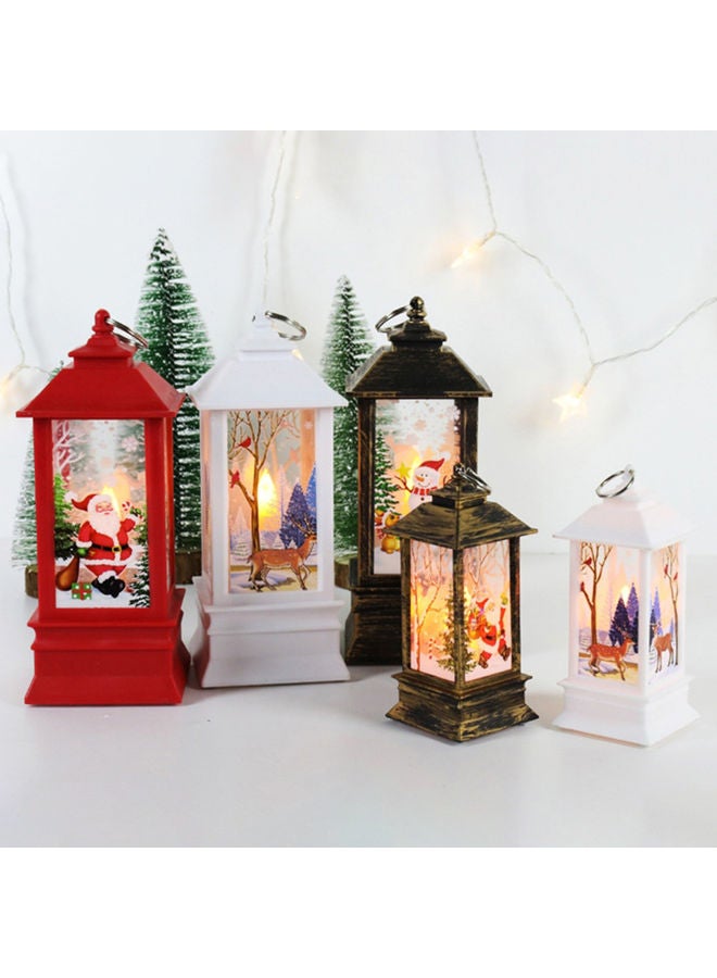 NIBEMINENT Retro Wind Printing Pattern Home Night Light (Large Bronze Santa Claus) Brown 21.00 X 8.00 8.00cm - Image 5