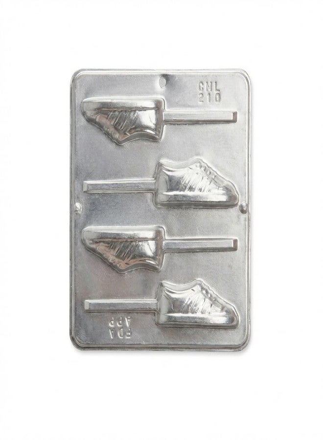 Lollipops Sneaker Lollipop Chocolate Candy Mold 210, 4 Cavities, 4" x 2" - Image 3