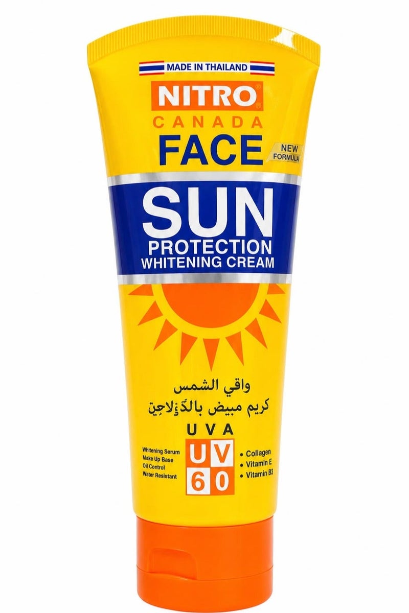 NITRO CANADA Face Sun Protection Whitening Cream With Collagen UVA 60- 170G - Image 1