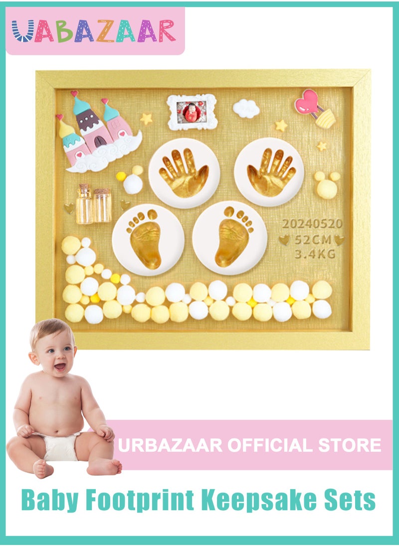 Baby Footprint Kit, Baby Foot and Hand Print Kit, Baby Keepsake Frame, Nursery Pictures Frames, Hand Print Mold Kit, New Mom Gifts, Baby Newborn Essentials Must Haves, Baby Shower Gifts - pzsku/ZAB31637294D837194190Z/45/_/1734340784/b78b887f-12c1-48a4-8c68-7cb0e6d665b4