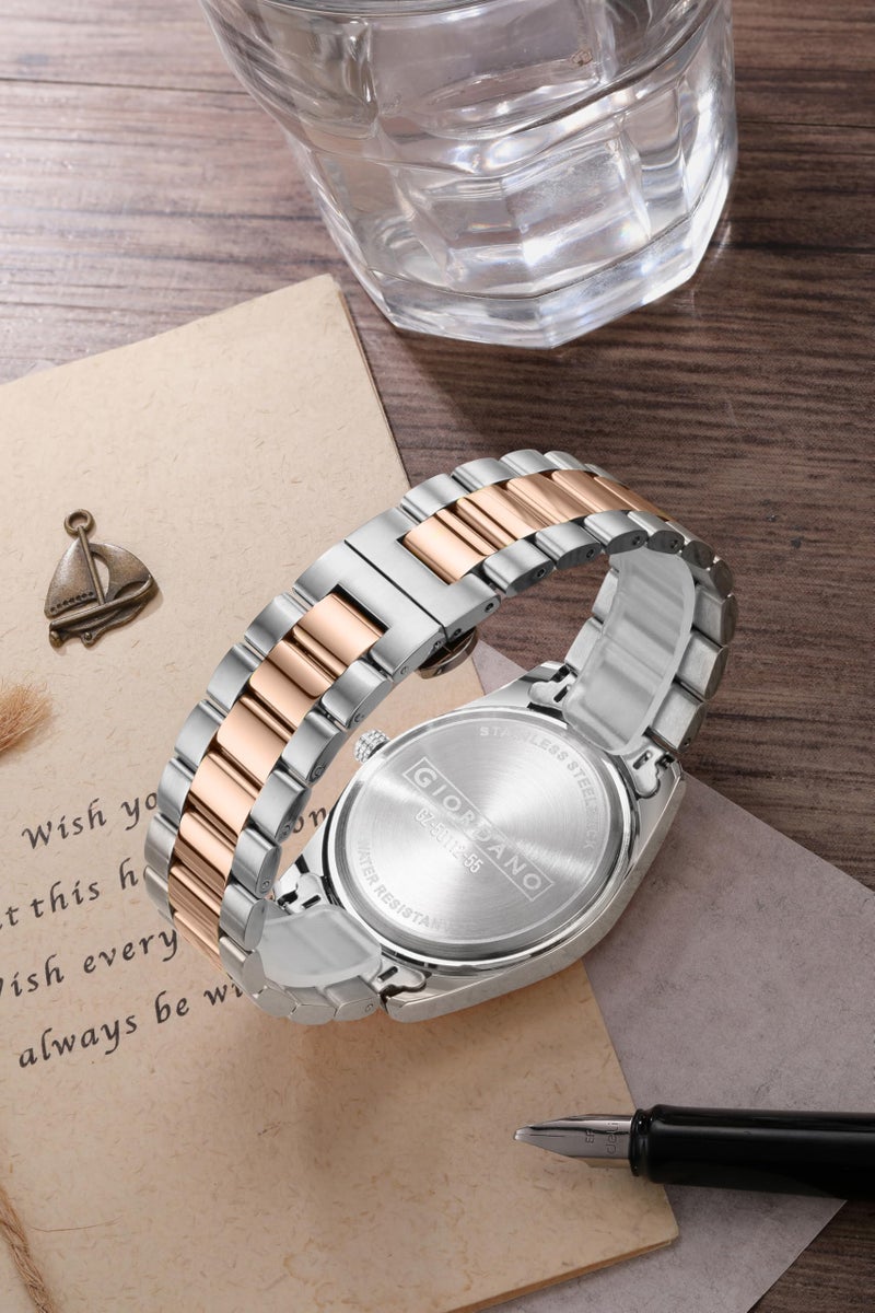 Giordano Classic Formal Analog Watch for Men with Stainless Steel Strap and Roman Numeric Indices -GZ-50112 - Image 5