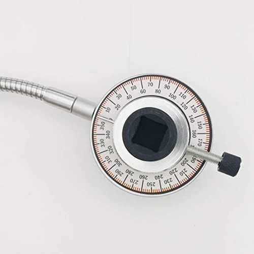 VASTOOLS Torque Angle Meter, 1/2" Drive Wrench Angle Gauge, 14" Flexible Clip Arm, CR-V Steel - Image 3