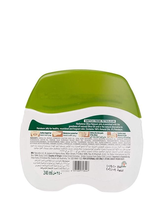 Dabur Herbolene Olive Petroleum Jelly | Enriched with Olive and Vitamin E | For Damaged Skin - 240 ml - pzsku/ZAB3178E276C0C36F0C20Z/45/_/1679666148/77ca908e-0dee-41d0-83fb-7c3d682f5252