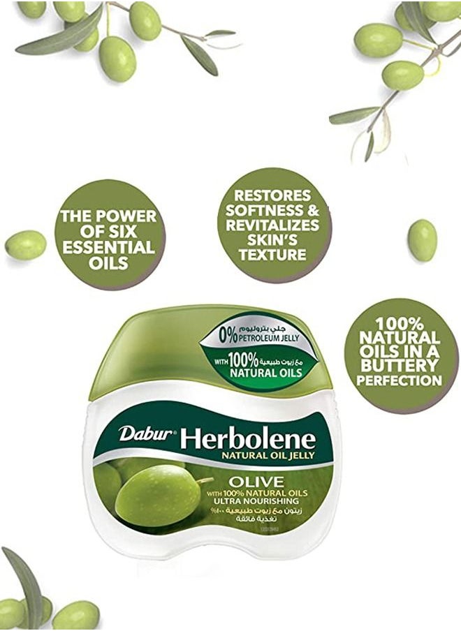 Dabur Herbolene Olive Petroleum Jelly | Enriched with Olive and Vitamin E | For Damaged Skin - 240 ml - pzsku/ZAB3178E276C0C36F0C20Z/45/_/1679666149/8e061335-512c-4768-9d52-2112a9a0c9a1