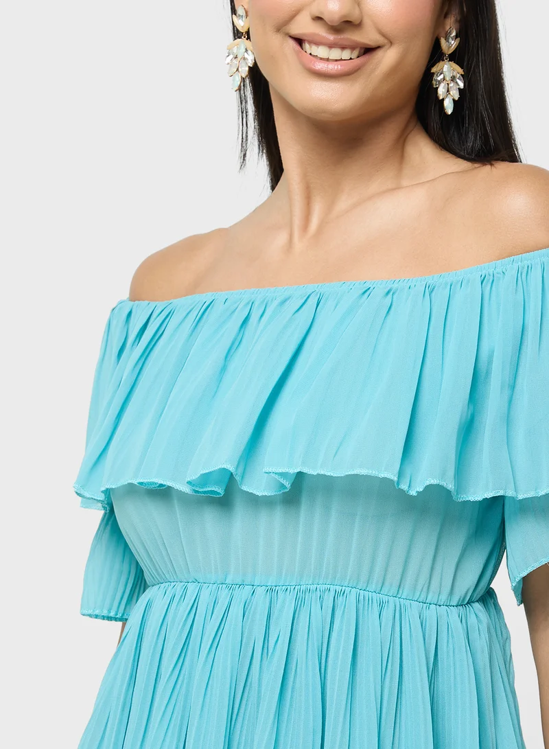 ELLA Tiered Chiffon Dress